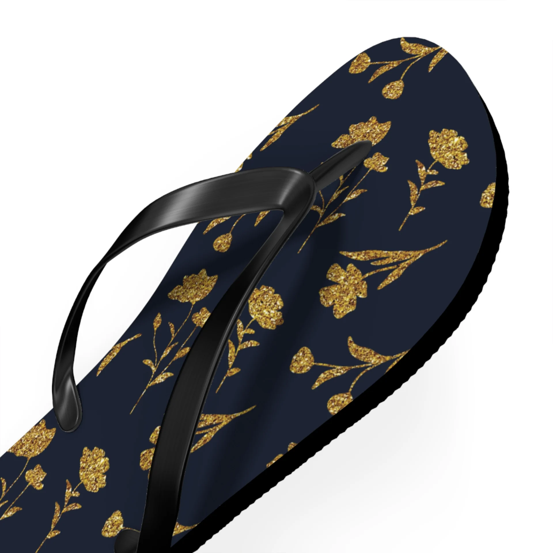 Blue Lily flip flops - Image 3